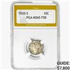 Image 1 : 1920-S Mercury Silver Dime PGA MS65 FSB
