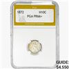 Image 1 : 1872 Seated Liberty Half Dime PGA PR66+