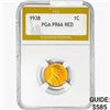 Image 1 : 1938 Wheat Cent PGA PR66 RED
