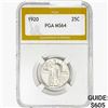 Image 1 : 1920 Standing Liberty Quarter PGA MS64