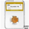 Image 1 : 1882 Indian Head Cent PGA MS65+ RB