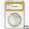 Image 1 : 1892-CC Morgan Silver Dollar PGA MS60