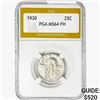 Image 1 : 1930 Standing Liberty Quarter PGA MS64 FH