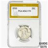 Image 1 : 1930 Standing Liberty Quarter PGA MS63 FH