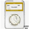 Image 1 : 1961 Franklin Half Dollar PGA MS65