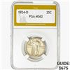 Image 1 : 1924-D Standing Liberty Quarter PGA MS62