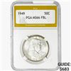 Image 1 : 1949 Franklin Half Dollar PGA MS66 FBL