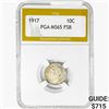 Image 1 : 1917 Mercury Silver Dime PGA MS65 FSB