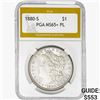 Image 1 : 1880-S Morgan Silver Dollar PGA MS65+ PL