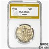 Image 1 : 1936 Oregon Trail Half Dollar PGA MS68+