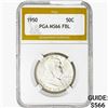 Image 1 : 1950 Franklin Half Dollar PGA MS66 FBL