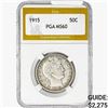 Image 1 : 1915 Barber Half Dollar PGA MS60
