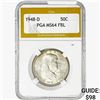 Image 1 : 1948-D Franklin Half Dollar PGA MS64 FBL