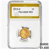 Image 1 : 1915-D Wheat Cent PGA MS65 RED