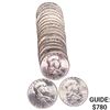 Image 1 : 1962 D BU Franklin 50c Roll (20 Coins)