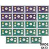 Image 1 : 1990-1998 Proof Set Lot (95 Coins)