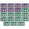 Image 2 : 1990-1998 Proof Set Lot (95 Coins)