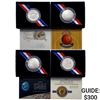 Image 1 : 2019-2021 Clad Unc 50c Commem Lot (4 Coins)
