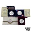 Image 1 : 1983-2004 Silver $1 Commem Lot (3 Coins)