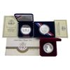Image 2 : 1983-2004 Silver $1 Commem Lot (3 Coins)