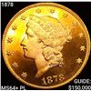 Image 1 : 1878 $20 Gold Double Eagle CHOICE BU+ PL