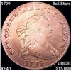 Image 1 : 1799 8x5 Stars Draped Bust Dollar NEARLY UNCIRCULATED