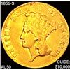 Image 1 : 1856-S $3 Gold Piece CLOSELY UNCIRCULATED