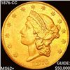 Image 1 : 1876-CC $20 Gold Double Eagle UNCIRCULATED +