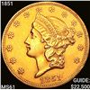 Image 1 : 1851 $20 Gold Double Eagle UNCIRCULATED