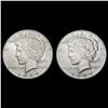 Image 1 : [2] 1934 Peace SilveDollars CLOSELY UNCIRCULATED