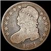 Image 1 : 1824 Capped Bust Half Dollar NICELY CIRCULATED