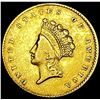 Image 1 : 1855 Rare Gold Dollar NEARLY UNCIRCULATED