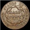 Image 2 : 1828 13 Stars Classic Head Half Cent LIGHTLY CIRCU