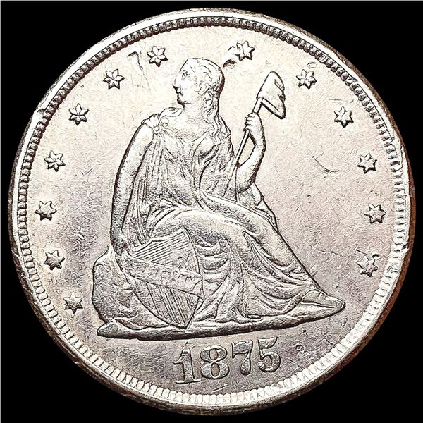 1875-CC Twenty Cent Piece CLOSELY UNCIRCULATED