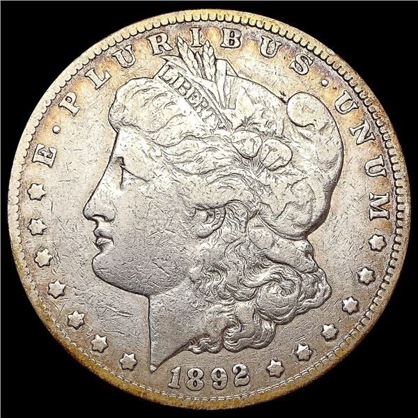 1892-CC Morgan Silver Dollar LIGHTLY CIRCULATED