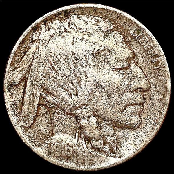 1916-D Buffalo Nickel LIGHTLY CIRCULATED