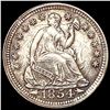 Image 1 : 1854 Arws Seated Liberty Dime CHOICE AU