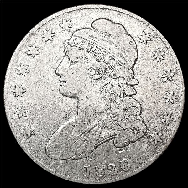 1836 Capped Bust Half Dollar NICELY CIRCULATED