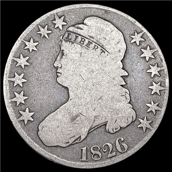 1826 Capped Bust Half Dollar NICELY CIRCULATED