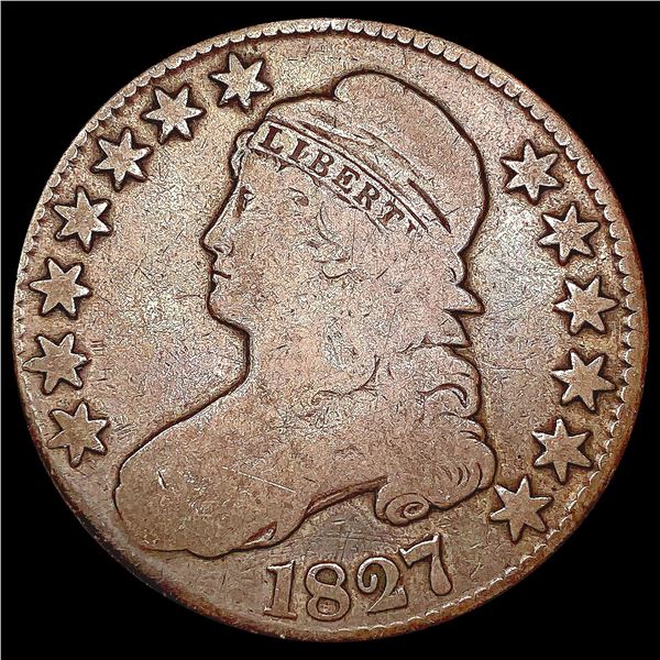 1827 Capped Bust Half Dollar NICELY CIRCULATED
