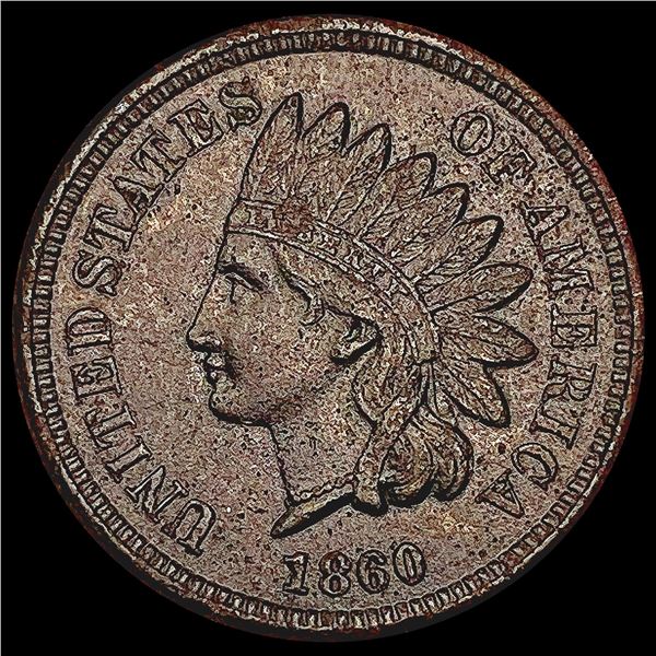 1860 Indian Head Cent CLOSELY UNCIRCULATED