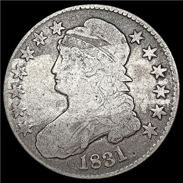 1831 Capped Bust Half Dollar NICELY CIRCULATED