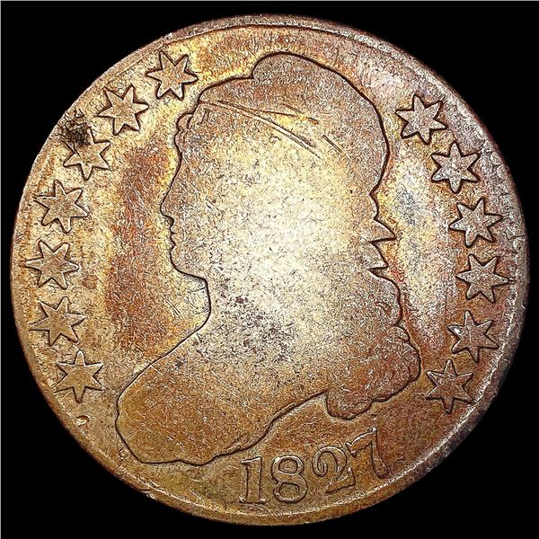 1827 Capped Bust Half Dollar NICELY CIRCULATED
