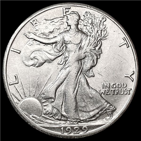 1929-S Walking Liberty Half Dollar CLOSELY UNCIRCU
