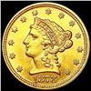 Image 1 : 1878 $2.5 Gold Quarter Eagle UNCIRCULATED