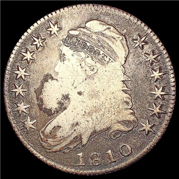 1810 Capped Bust Half Dollar NICELY CIRCULATED