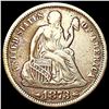 Image 1 : 1873 Arws Seated Liberty Dime LIGHTLY CIRCULATED