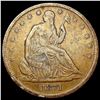 1871-S Seated Liberty Half Dollar LIGHTLY CIRCULAT