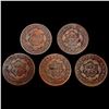 Image 2 : [5] Varied US Large Cents [1816, 1825, 1928, 1929,