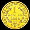 Image 2 : 1853-O Rare Gold Dollar CLOSELY UNCIRCULATED